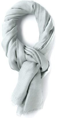 Emporio Armani fringed scarf