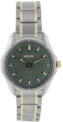 Seiko Men's SNE143 Two Tone Stainless Steel Analog with Dial Watch