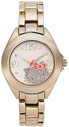 Hello Kitty Watch, Women's Gold-Tone Bracelet 23mm H3WL1033GLD