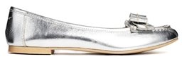 ASOS LIMEHOUSE Leather Loafers - silver