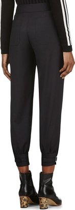 Band Of Outsiders Navy Lightweight Wool Cuffed Trousers