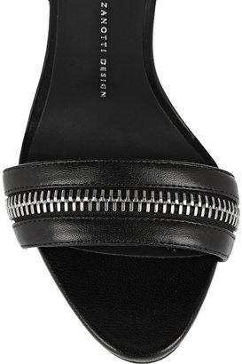 Giuseppe Zanotti Zip-detailed leather sandals