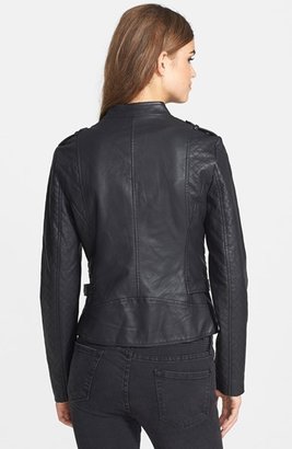 Jessica Simpson 'Dean' Faux Leather Moto Jacket