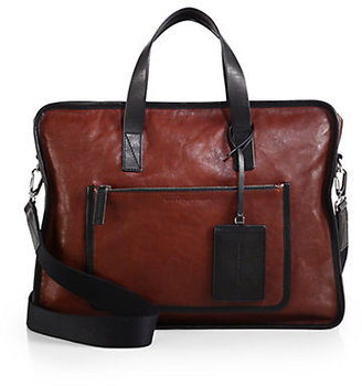 Marc by Marc Jacobs Out-Of-Bounds Leather Briefcase