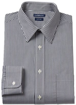 Croft & Barrow Men's Classic-Fit Striped Easy-Care Point-Collar Dress Shirt