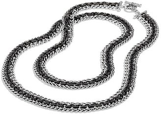David Yurman Three-Row Chain Necklace, 18"
