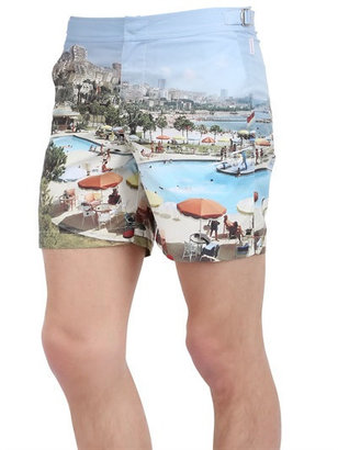 Orlebar Brown 'bulldog' Printed Swimming Shorts