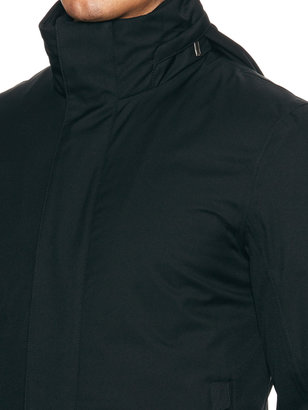 Zegna Sport 2271 Hooded Twill Rain Jacket