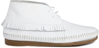 YMC Moccasin Boots - White