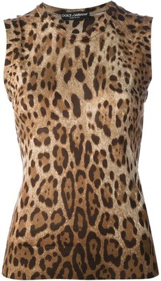 Dolce & Gabbana leopard print top