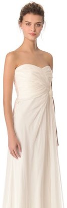 Alberta Ferretti Collection Strapless Gown