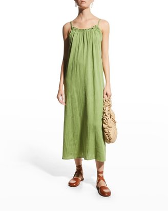 Seafolly Soleil Double Cloth Maxi Coverup Dress