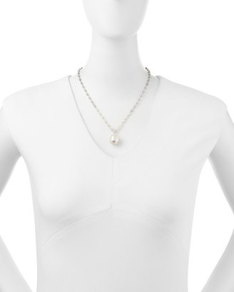 Majorica Gray & White Pearl Necklace