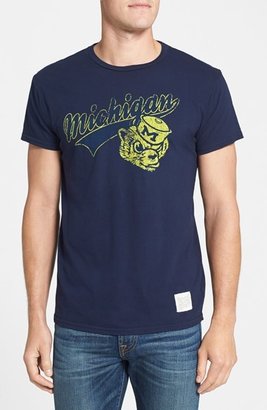 Retro Brand 20436 Retro Brand 'Michigan Wolverines Football' Slim Fit Graphic T-Shirt