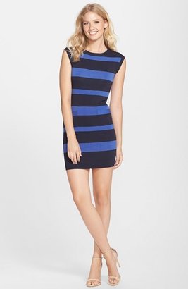 Nordstrom Clove Stripe Knit Body-Con Dress Exclusive)