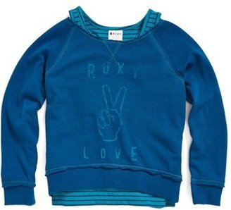 Roxy 'Fall Crush' Sweatshirt (Big Girls)
