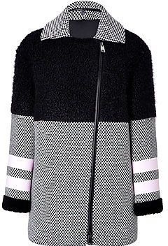 Fendi Fleece/Wool-Mohair Coat