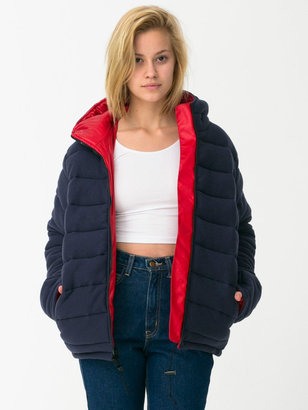 American Apparel Unisex Reversible Hooded Fleece Poly-Fill Jacket