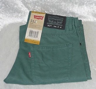 Levi's 511 slim fit slightly tapered leg  jeans boys youth sizes 12 14 16 18 NEW