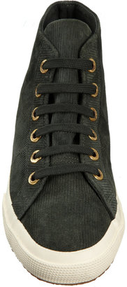 The Row Suede Corduroy High-Top Sneakers