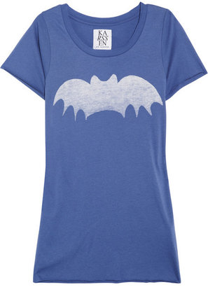 Zoe Karssen Bat cotton and modal-blend T-shirt