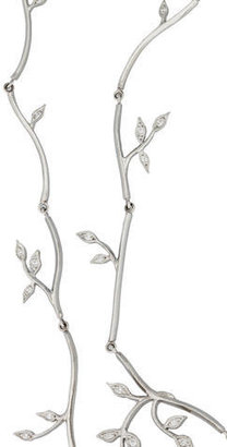 Cathy Waterman 1ctw Diamond Double Forest Necklace