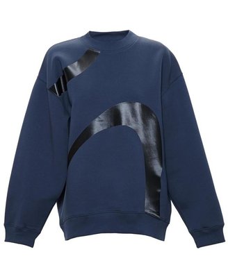 Acne Studios Wave Print Cotton Sweatshirt