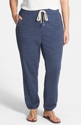 Lucky Brand 'Mila' Studded Sweatpants (Plus Size)