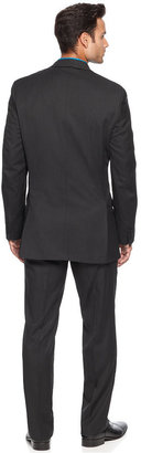 Alfani Black Mini-Stripe Slim-Fit Jacket