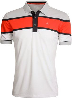 Calvin Klein Men's Golf Tech colour block polo shirt
