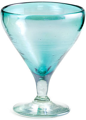Rosanna Glassware, Set of 4 Turquoise Martini Glasses