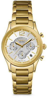 Breil Milano Stainless Steel & Goldplated Chronograph Bracelet Watch