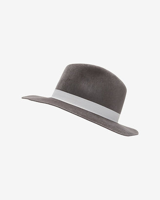 Hat Attack Medium Brim Velour Flopy Hat: Grey