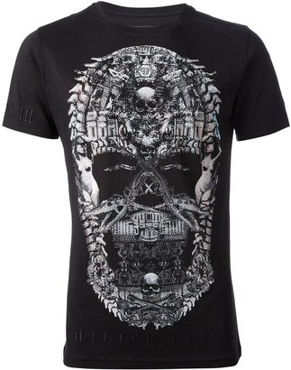 Philipp Plein embellished skull T-shirt
