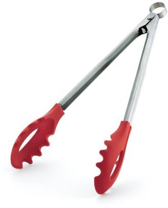 Cuisipro 33 cm Pasta Tongs, Red