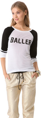 Style Stalker STYLESTALKER Baller Raglan Top
