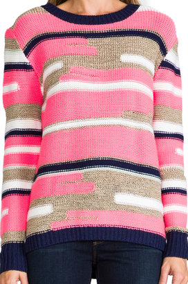 Trina Turk Disah Merina/Nylon Sweater
