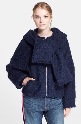 Marc by Marc Jacobs 'Jolie' Hooded Bomber Jacket