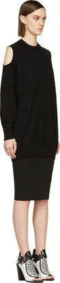 Givenchy Black Cashmere Open Shoulder Sweater