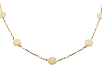 Jennifer Meyer 16 Inch Circle Necklace - Yellow Gold