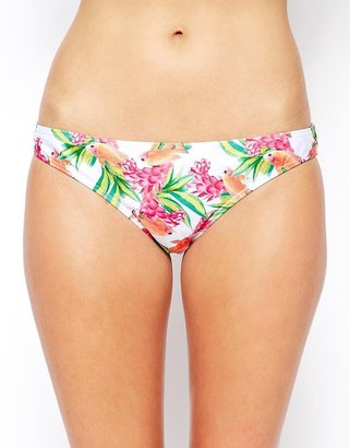 ASOS Tropical Print Hipster Bikini Bottom - Multi