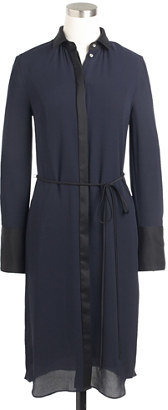 J.Crew Belted shirtdress in colorblock