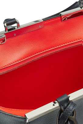 Fendi 2Jours mini textured-leather shopper