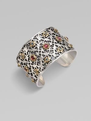 Konstantino Semi-Precious Multi-Stone Cuff Bracelet
