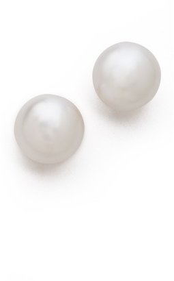 Kenneth Jay Lane Imitation Pearl Clip On Earrings