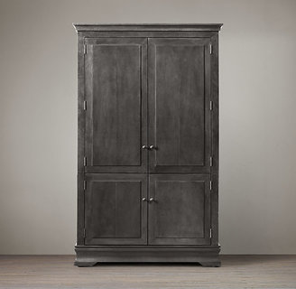 Restoration Hardware Annecy Metal-Wrapped Armoire