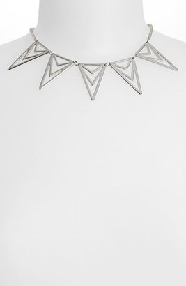 Topshop Triangle Cutout Necklace