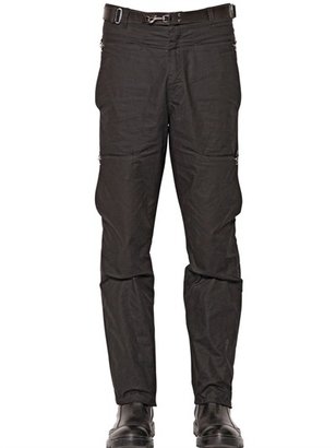 Y Project - 19cm Coated Cotton Canvas Trousers
