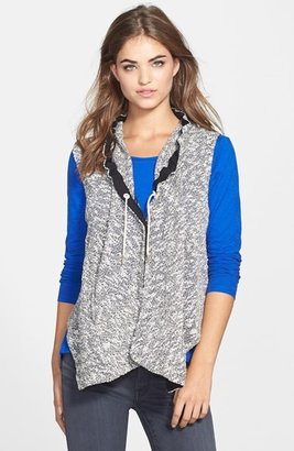 Vince Camuto Hooded Asymmetrical Vest