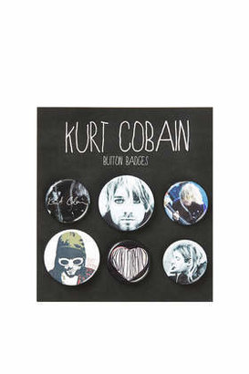 Topshop Womens Kurt Cobain Badges - Multi